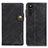 Leather Case Stands Flip Cover Holder D11Y for Sony Xperia 10 III Lite Black