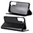 Leather Case Stands Flip Cover Holder D13T for Samsung Galaxy S22 5G