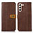 Leather Case Stands Flip Cover Holder D14T for Samsung Galaxy S23 Plus 5G