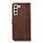 Leather Case Stands Flip Cover Holder D14T for Samsung Galaxy S23 Plus 5G