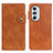 Leather Case Stands Flip Cover Holder DY01 for Motorola Moto Edge Plus (2022) 5G