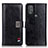 Leather Case Stands Flip Cover Holder DY01 for Motorola Moto G Power (2022) Black