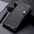 Leather Case Stands Flip Cover Holder DY01 for Motorola Moto G10 Power Black