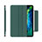Leather Case Stands Flip Cover Holder for Apple iPad Pro 12.9 (2021) Green