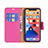 Leather Case Stands Flip Cover Holder for Apple iPhone 13 Mini Hot Pink