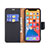 Leather Case Stands Flip Cover Holder for Apple iPhone 13 Pro Black