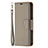 Leather Case Stands Flip Cover Holder for Apple iPhone 13 Pro Khaki