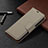 Leather Case Stands Flip Cover Holder for Apple iPhone 13 Pro Khaki