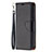 Leather Case Stands Flip Cover Holder for Apple iPhone 14 Pro Black