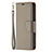 Leather Case Stands Flip Cover Holder for Apple iPhone 14 Pro Max Khaki