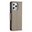 Leather Case Stands Flip Cover Holder for Apple iPhone 14 Pro Max Khaki