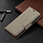 Leather Case Stands Flip Cover Holder for Apple iPhone 14 Pro Max Khaki