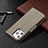 Leather Case Stands Flip Cover Holder for Apple iPhone 14 Pro Max Khaki