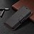 Leather Case Stands Flip Cover Holder for Apple iPhone 15 Pro Black