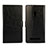 Leather Case Stands Flip Cover Holder for Asus Zenfone 5 Black