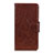 Leather Case Stands Flip Cover Holder for BQ Vsmart Active 1 Plus Brown