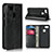 Leather Case Stands Flip Cover Holder for Google Pixel 3 Black