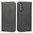 Leather Case Stands Flip Cover Holder for Huawei Honor 20 Pro Black