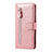 Leather Case Stands Flip Cover Holder for Huawei Honor 9A Rose Gold