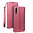 Leather Case Stands Flip Cover Holder for Huawei Honor 9X Pink