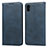 Leather Case Stands Flip Cover Holder for Huawei Honor Play 8 Blue