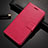 Leather Case Stands Flip Cover Holder for Huawei Nova 6 Red