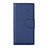 Leather Case Stands Flip Cover Holder for Huawei P20 Lite Blue