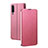 Leather Case Stands Flip Cover Holder for Huawei Y9s Pink