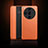 Leather Case Stands Flip Cover Holder for Oppo Find X7 Ultra 5G Orange