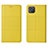 Leather Case Stands Flip Cover Holder for Oppo Reno4 Z 5G Yellow