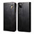 Leather Case Stands Flip Cover Holder for Samsung Galaxy A12 5G Black