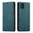 Leather Case Stands Flip Cover Holder for Samsung Galaxy A71 4G A715 Green