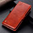 Leather Case Stands Flip Cover Holder for Samsung Galaxy M31s Light Brown