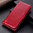 Leather Case Stands Flip Cover Holder for Samsung Galaxy M31s Red