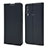 Leather Case Stands Flip Cover Holder for Samsung Galaxy M40 Black