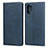 Leather Case Stands Flip Cover Holder for Samsung Galaxy Note 10 Plus Blue