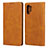 Leather Case Stands Flip Cover Holder for Samsung Galaxy Note 10 Plus Orange