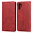 Leather Case Stands Flip Cover Holder for Samsung Galaxy Note 10 Plus Red