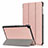 Leather Case Stands Flip Cover Holder for Samsung Galaxy Tab S5e Wi-Fi 10.5 SM-T720 Rose Gold