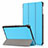 Leather Case Stands Flip Cover Holder for Samsung Galaxy Tab S5e Wi-Fi 10.5 SM-T720 Sky Blue