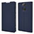 Leather Case Stands Flip Cover Holder for Sony Xperia XA2 Plus Blue