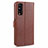 Leather Case Stands Flip Cover Holder for Vivo Y20s