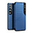 Leather Case Stands Flip Cover Holder for Xiaomi Mi 10 Ultra Blue