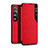 Leather Case Stands Flip Cover Holder for Xiaomi Mi 10 Ultra Red