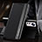 Leather Case Stands Flip Cover Holder for Xiaomi Mi 12 5G Black