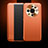 Leather Case Stands Flip Cover Holder for Xiaomi Mi 12 Ultra 5G Orange