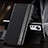 Leather Case Stands Flip Cover Holder for Xiaomi Mi 12S Pro 5G Black
