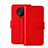 Leather Case Stands Flip Cover Holder for Xiaomi Poco F2 Pro Red