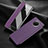 Leather Case Stands Flip Cover Holder for Xiaomi Redmi Note 9 5G Purple