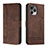 Leather Case Stands Flip Cover Holder H01X for Huawei Honor 60 SE 5G